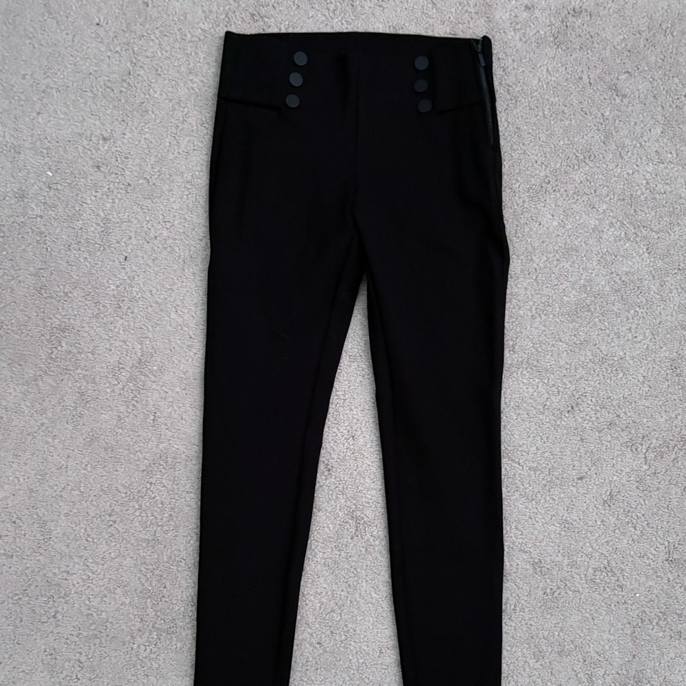 Stylish Black High-Waisted Pants